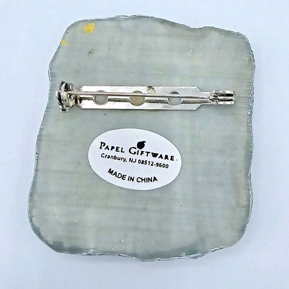 Papel Giftware Bunny Brooch Spring Easter Rabbit Butterfly on Nose Jewelry Pin - Picture 4 of 7